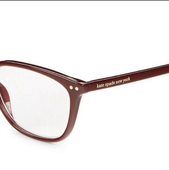 New KATE SPADE Tinlee Opal Burgundy Reading Glasses 2.0 - Picture 2 of 3